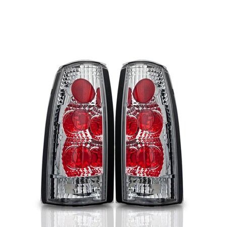 Winjet Altezza Tail Lights - Chrome / Clear CTWJ-0003-CC